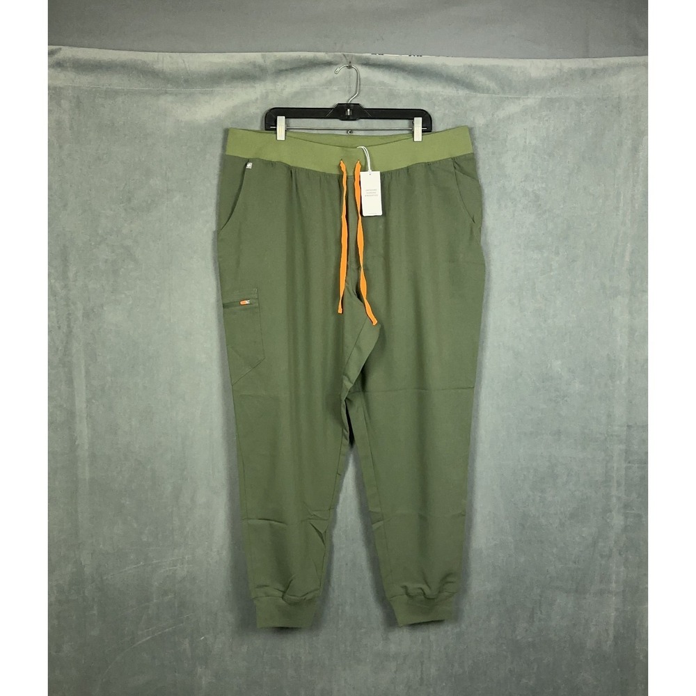 Figs Scrub Jogger Pants Womens Size 4XL TALL High Waisted Zamora Yoga Waistband